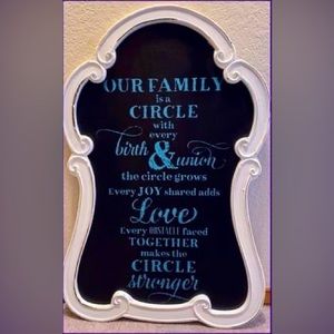 “Our Family” Quote Wall Art- Handmade